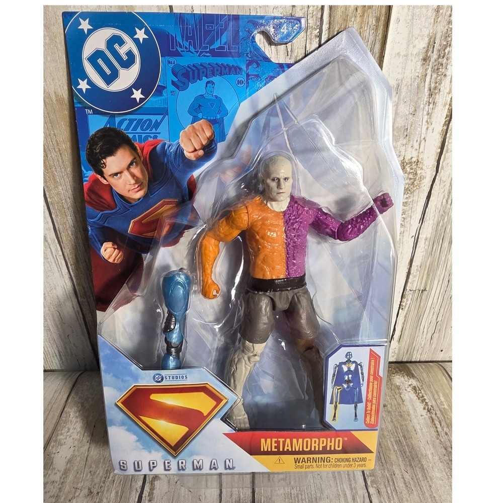 DC Studios Superman Metamorpho 6 Inch Action Figure Collect to Build New
